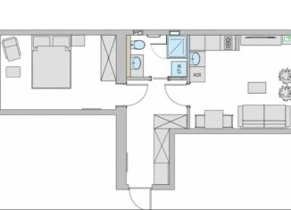 Продажа 1-ком. квартиры, 41 м2, Йошкар-Ола, улица Яна Крастыня, 4Г, микрорайон 9В