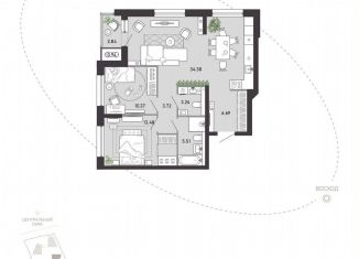 Продаю двухкомнатную квартиру, 81.2 м2, Тула, улица Фридриха Энгельса, 70А