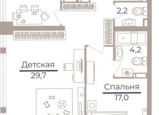 Продаю 2-комнатную квартиру, 75.2 м2, Москва, Херсонская улица, 43к5, район Черёмушки