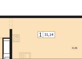 Продается 1-комнатная квартира, 29.7 м2, Краснодар, улица Автолюбителей, 1Длит4, ЖК Парусная Регата