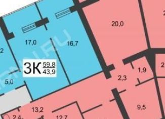 Продам 4-ком. квартиру, 82.5 м2, Нижний Новгород, Берёзовская улица, 112, Московский район