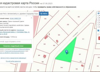 Продажа участка, 18 сот., деревня Сидоровы Горы, Сосновая улица