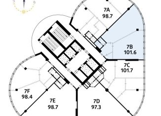 Продается офис, 101.6 м2, Новосибирск, проспект Димитрова, 4/1