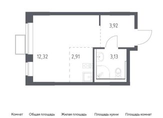 Продаю квартиру студию, 22.3 м2, деревня Мисайлово