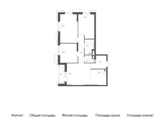 Продается 4-комнатная квартира, 83.6 м2, городской округ Красногорск