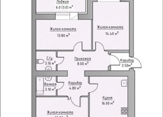 Продам 3-ком. квартиру, 89.2 м2, Айшинское сельское поселение