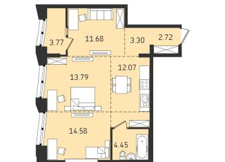 Продажа трехкомнатной квартиры, 66.1 м2, Хабаровский край, Албанский переулок
