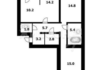 Продаю трехкомнатную квартиру, 76.5 м2, Новосибирск, улица Декабристов, 41, ЖК Квартал на Декабристов