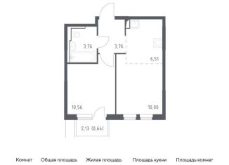 Продажа 2-комнатной квартиры, 35.2 м2, Москва, жилой комплекс Остафьево, к19