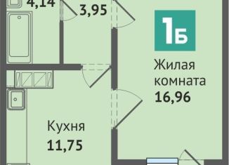 Продается 1-ком. квартира, 39.9 м2, Чебоксары, Ленинский район, улица Академика В.Н.Челомея, поз4