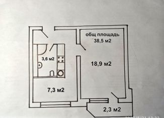 Продается однокомнатная квартира, 38 м2, Балашиха, квартал Изумрудный, 10