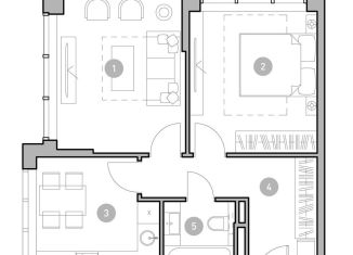 Продается 2-комнатная квартира, 50.5 м2, Москва, Михалковская улица, 50, станция Коптево