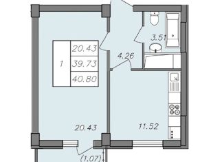 Продается 3-комнатная квартира, 89.6 м2, Воронеж, Волгоградская улица, 45