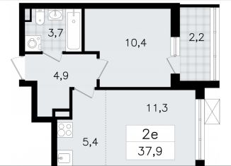 Продажа двухкомнатной квартиры, 37.9 м2, Всеволожск