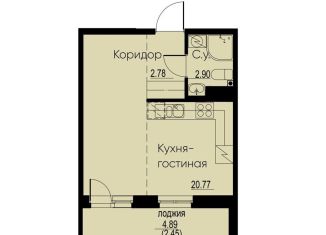 Продаю квартиру студию, 28.9 м2, Ленинградская область, Екатерининская улица, 23