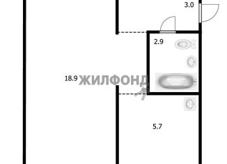 Продается 1-ком. квартира, 30.5 м2, Новосибирская область, Гурьевская улица, 43