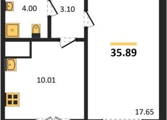 Продажа однокомнатной квартиры, 35.9 м2, Воронеж, Цимлянская улица, 10В, Левобережный район