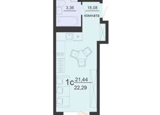 Продажа 1-комнатной квартиры, 22.3 м2, Воронеж, Железнодорожный район