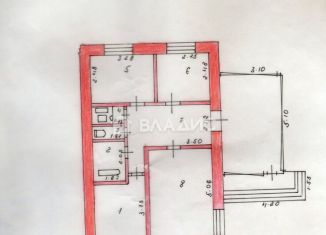 3-комнатная квартира на продажу, 55.6 м2, Красноярский край, Юбилейная улица, 6