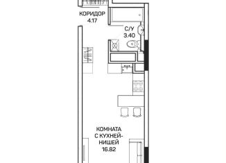 Продаю квартиру студию, 24.3 м2, Москва, улица Корнейчука, 27с7, СВАО