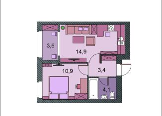 Продажа 1-комнатной квартиры, 35.1 м2, Волгоградская область