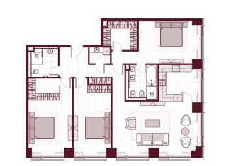 4-ком. квартира на продажу, 132.3 м2, Москва, Ленинградский проспект, 37/1, метро ЦСКА