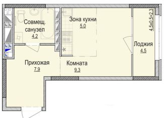 Продаю квартиру студию, 26.4 м2, Удмуртия, Союзная улица, 163к2