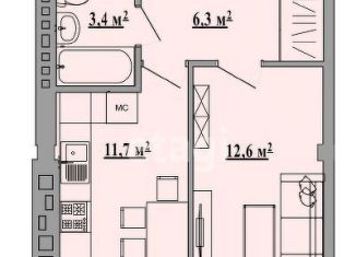 Продажа 1-ком. квартиры, 34 м2, Липецк, улица Виктора Музыки, 1