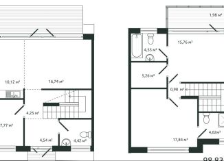 Продается трехкомнатная квартира, 98.8 м2, Ленинградская область