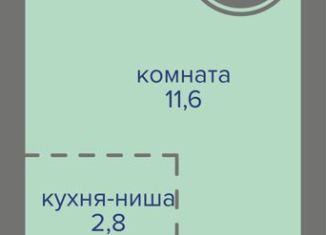 Продажа квартиры студии, 22.8 м2, Пермь, шоссе Космонавтов, 309А, Индустриальный район