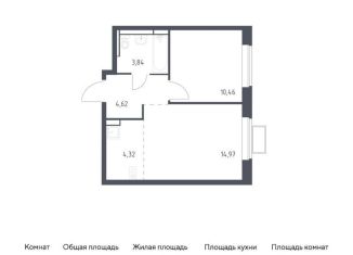 Продам 1-ком. квартиру, 38.2 м2, Ленинский городской округ, жилой комплекс Новое Видное, 17