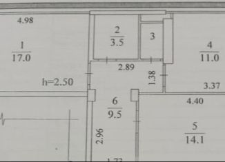 Двухкомнатная квартира на продажу, 56.5 м2, Сосновый Бор, ЖК Заречье, Пионерская улица, 4