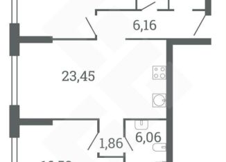 Двухкомнатная квартира на продажу, 72 м2, Москва, Шмитовский проезд, 39к1, метро Международная