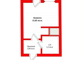 Продажа квартиры студии, 17.6 м2, Санкт-Петербург, Красносельский район, улица Маршала Казакова, 64к1