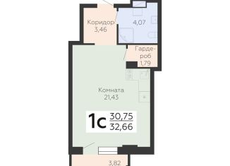 Продается однокомнатная квартира, 32.7 м2, Воронеж, Коминтерновский район, Электросигнальная улица, 9Ак1