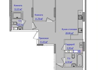 3-ком. квартира на продажу, 83.1 м2, Ульяновская область