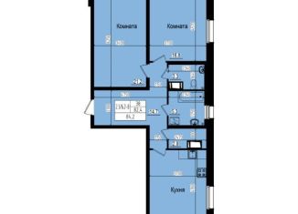 2-ком. квартира на продажу, 84.3 м2, посёлок Парголово, Ольгинская дорога, 3/20