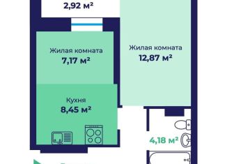 Продаю 2-ком. квартиру, 41.6 м2, Ярославль