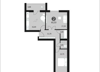 Продажа 2-ком. квартиры, 65.5 м2, Смоленск, ЖК Загорье