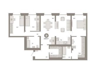 3-ком. квартира на продажу, 128.6 м2, Москва, ВАО, Тагильская улица, 6/5