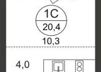Продаю квартиру студию, 20.4 м2, Московская область, улица Романычева, 5