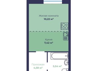 Продаю 1-комнатную квартиру, 29.3 м2, Ярославль