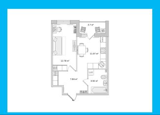 Продается 1-комнатная квартира, 36.7 м2, Санкт-Петербург, Лисичанская улица, 4, Приморский район