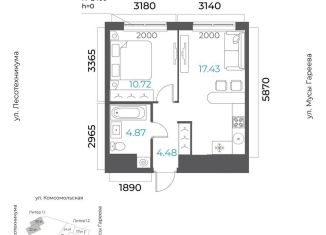 Продаю двухкомнатную квартиру, 37.5 м2, Уфа