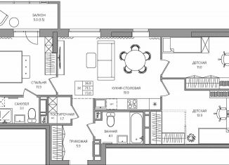 Продам 3-ком. квартиру, 73 м2, Пермь