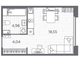 Продается квартира студия, 27.6 м2, Санкт-Петербург