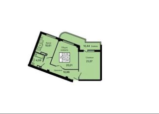 Продажа 2-комнатной квартиры, 77.6 м2, Геленджик, улица Маршала Жукова, 2к1