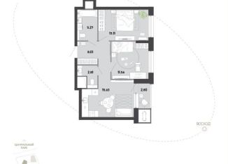 Продам 2-ком. квартиру, 59.2 м2, Тула