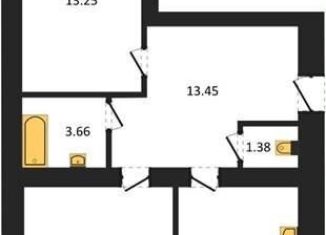Продается 2-ком. квартира, 71.3 м2, Воронеж, переулок Здоровья, 90Г/1к1