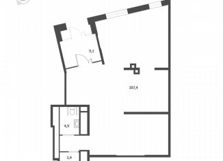 Помещение свободного назначения на продажу, 124.8 м2, Санкт-Петербург, улица Профессора Попова, 47, Петроградский район